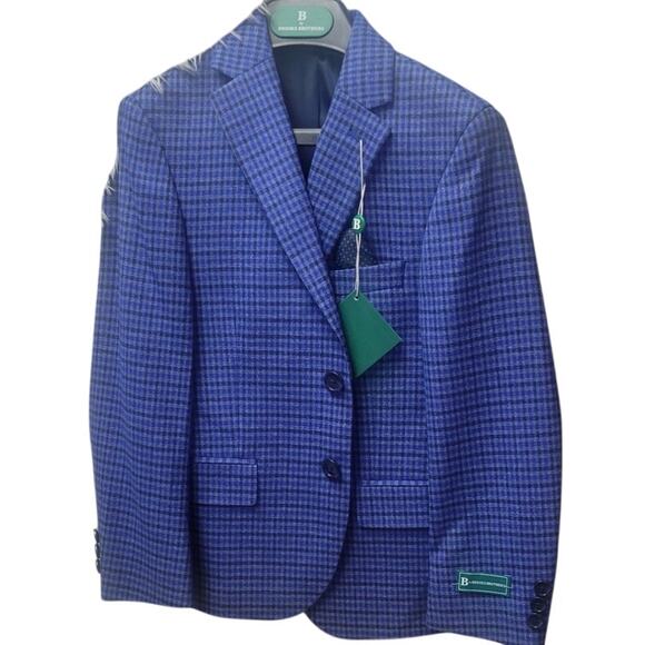 Brooks Brothers Other - B By Brooks Brothers Big Boys Classic Fit Stretch Suit Jacket Size 20R 6052